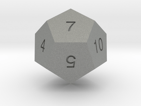 ENUMERATED DODECAHEDRON in Gray PA12