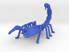Scorpion in Blue Processed Versatile Plastic