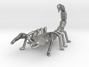 Scorpion in Natural Silver