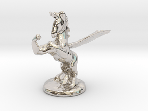 Wada Fu The Flying Fighting Unicorn™ in Platinum: Small