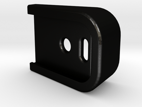 G-series GBB magazine base extension (simple) in Matte Black Steel