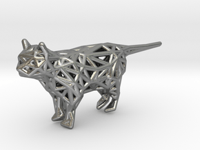 Cat in Natural Silver