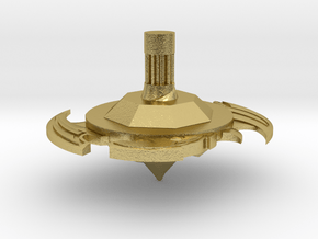 Bey spinner in Natural Brass