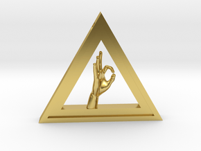 illuminatie-6 in Polished Brass