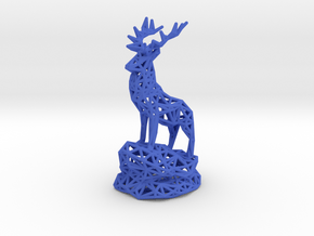 Deer(Adult Male) in Blue Processed Versatile Plastic