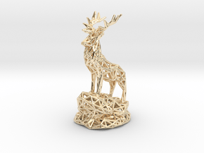 Deer(Adult Male) in 14K Yellow Gold