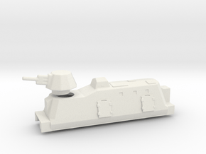 Panzerzüge artileriewagon armored train ho in White Natural Versatile Plastic