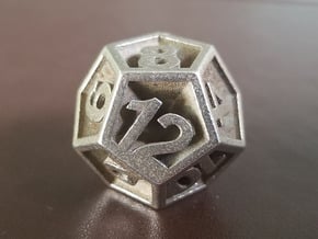 D12 - Plunged Sides in Polished Bronzed Silver Steel