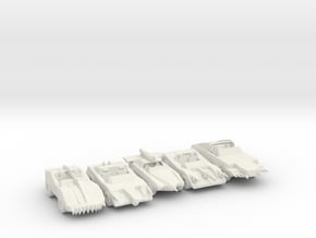 Death Race 2000 cars 285 scale in White Natural Versatile Plastic