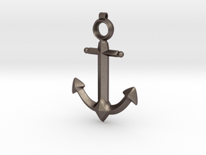Anchor Pendant - Jaina - World of Warcraft in Polished Bronzed-Silver Steel
