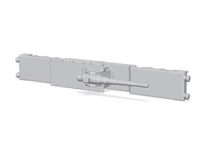 17 cm kanone eisenbahnlafette 1/200  artillery  in Tan Fine Detail Plastic