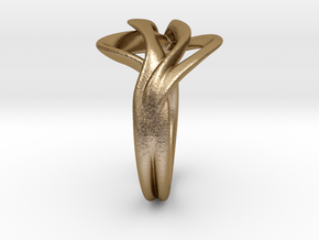 Neutra- Unisex Ring in Polished Gold Steel: 7.25 / 54.625