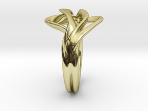 Neutra- Unisex Ring in 18k Gold Plated Brass: 7.25 / 54.625