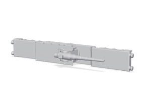 17  cm kanone eisenbahnlafette 1/160 artillery  in Tan Fine Detail Plastic