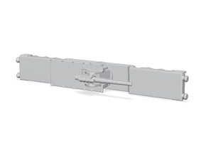 15  cm kanone eisenbahnlafette 1/160 artillery  in Tan Fine Detail Plastic