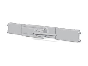 15 cm kanone eisenbahnlafette 1/285 artillery  in Tan Fine Detail Plastic