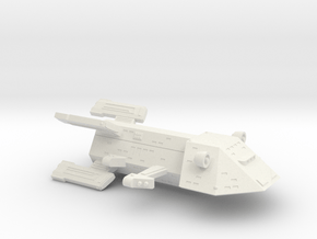 3788 Scale Kzinti New Heavy Cruiser (NCA) SRZ in White Natural Versatile Plastic