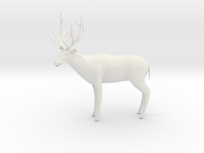 Printle Animal Deer 02 - 1/24 in White Natural Versatile Plastic