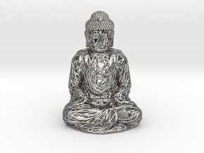 Buddha in Natural Silver