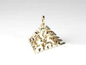 Labyrinth ÷ 3 in Polished Brass