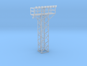 Light Tower Top With Single Light Assembly 1-87 HO in Smooth Fine Detail Plastic