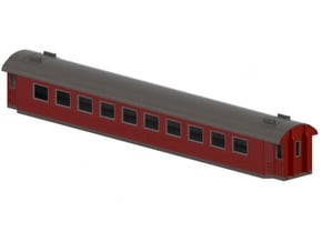 B3 - Swedish passenger wagon in Tan Fine Detail Plastic