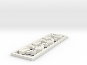 DSA Counter weights in White Natural Versatile Plastic