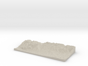 Model of Seegrube in Natural Sandstone