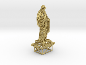 Christ statue in Natural Brass