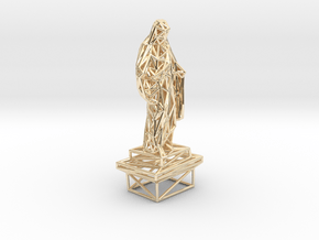 Christ statue in 14k Gold Plated Brass