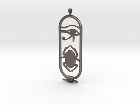 Egyptian Luck in Polished Bronzed-Silver Steel