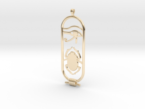 Egyptian Luck in 14k Gold Plated Brass
