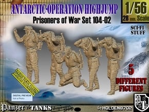 1/56 Antarctic Troops Set104-02 in Tan Fine Detail Plastic