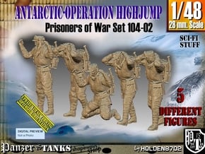 1/48 Antarctic Troops Set104-02 in Tan Fine Detail Plastic