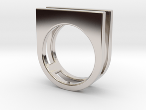Ring - Equalit in Platinum: 4 / 46.5