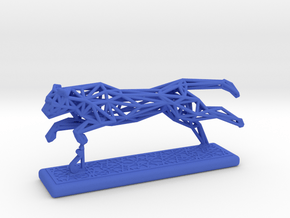 Cheetah in Blue Processed Versatile Plastic