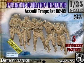 1/35 Antarctic Troops Set102-03 in Tan Fine Detail Plastic