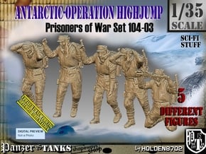 1/35 Antarctic Troops Set104-03 in Tan Fine Detail Plastic