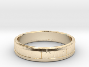 Barrel in 14k Gold Plated Brass: 8 / 56.75