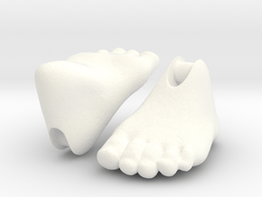 Human feet for 'Storybook' BJD in White Processed Versatile Plastic