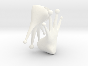 Froggy foot flippers for 'Storybook' BJD in White Processed Versatile Plastic