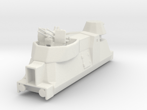 Panzerzüge flakewagon armored train ho in White Natural Versatile Plastic