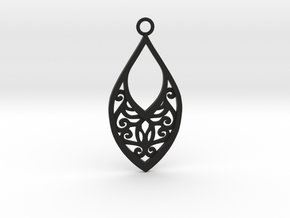 Edelmar pendant in Black Natural Versatile Plastic: Medium