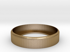 24mm [LP] Flow Ring  in Polished Gold Steel