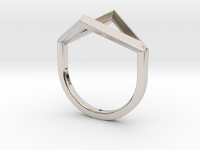 Ring - Portl in Platinum: 4 / 46.5