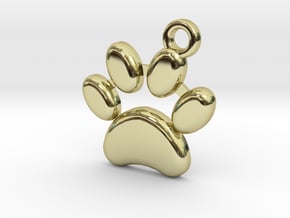 paw necklace in 18K Yellow Gold