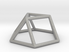 0725 J03 Triangular Cupola E (a=1cm) #1 in Aluminum