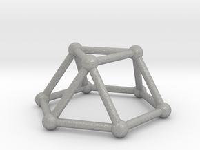0726 J03 Triangular Cupola V&E (a=1cm) #2 in Aluminum