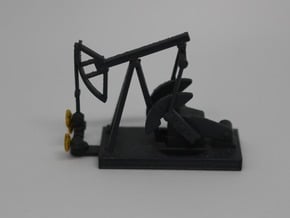 N Scale Oilfield Pumpjack in Smooth Fine Detail Plastic