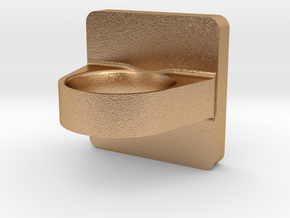 Square Signet Ring - Ring Band in Natural Bronze: 4.5 / 47.75
